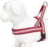 Blueberry Pet 4 Colors Soft & Comfy 3M Reflective Jacquard Padded Dog Harness, Chest Girth 16.5" - 21", Marsala Red