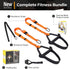 Moulyan Bodyweight Resistance Training Straps, Suspension Training Straps for Full-Body Workout, Home Gym Kit