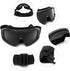 QWORK Military Airsoft Tactical Goggles with 3 Interchangeable Lens for Outdoor Riding, Black