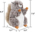 Dog Toys Plush Squirrel, Soft Squeaky Stuffed Animals, Chew Toy Gift for Small Medium Big Dogs