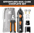 4 3 3-Speed, Trimmers, Whisper Quiet Dog Nail Grinder with LED Lights, Safe & Stress-Free for Sensitive Dogs Cats