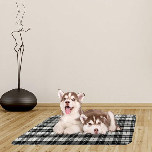 2 Pack 36"x 41" KOOLTAIL Reusable Puppy Pads, Washable Pee Pads for Dogs-Waterproof Non-Slip Plaid Puppy Training Pads