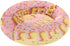 Waffle Dripping Ice Cream Dog & Cat Bed, 22 Inch Washable Round