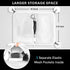 Paddle Board Deck Bag, SUP Accessories Mesh Storage with Waterproof Phone Case & 4pcs D-Ring Patches