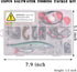 Saltwater Fishing Gear, 131pcs Surf Fishing Tackle Kit with Lures, Rigs, Sinker, Hooks, Accessories