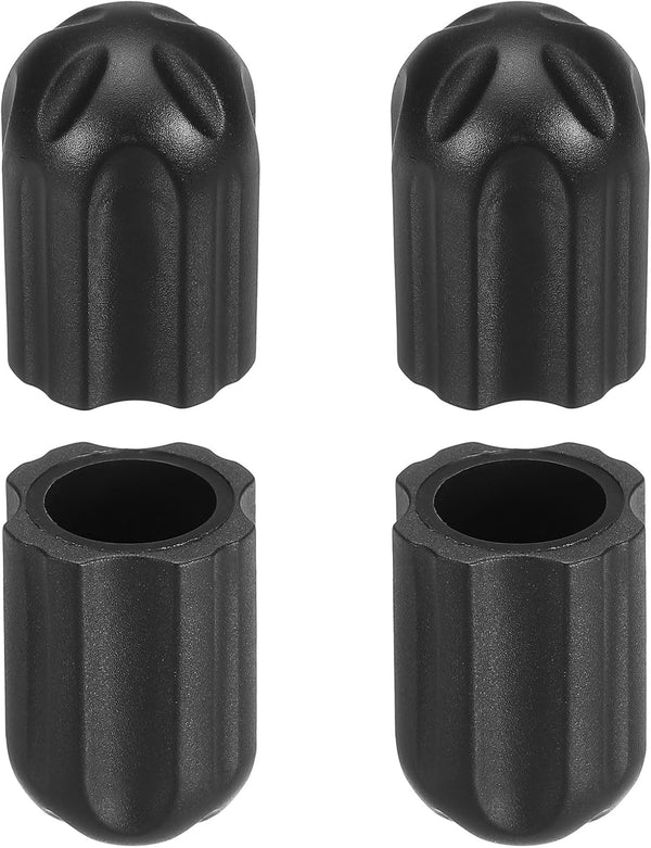 PATIKIL 0.59 Inch Chair Feet Replacement, 4 Pack Non-Slip Plastic Outdoor Camping