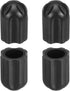 PATIKIL 0.59 Inch Chair Feet Replacement, 4 Pack Non-Slip Plastic Outdoor Camping