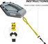 Towable Rope Connector for Tubing; Quick Connect Rope for Boat Tubes; Wake Boarding, Ski, Waverunner