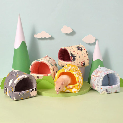 SHYYOULQE Hammock Small Pet Bed Animals House Mats Hideouts Play Tent Cage Furniture Animal Nest Soft Animal Sleep Pet