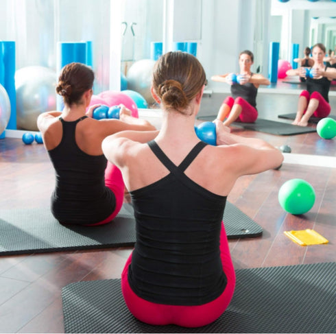 Yes4All 2-10lbs Weighted Toning Balls for Exercise, Soft Medicine Balls for Exercise, Pilates, Yoga, Balance
