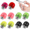 Silicone Grooming Scissors Silencers Replacement, Portable Grooming Scissor Bumpers, 10pcs Silencer Parts, Random Color