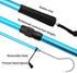 SANLIKE Telescopic Fish Gaff with Stainless Sea Fishing Spear Hook Tackle, Soft Handle Aluminum Alloy Pole for