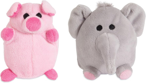 32023 Mini Elephant & Pig Dog Toy (2 Pack)