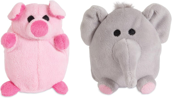 32023 Mini Elephant & Pig Dog Toy (2 Pack)