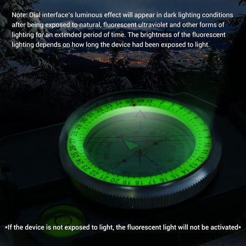 Sportneer Waterproof Shockproof Military Compass for Hiking, Climbing, Biking, Outdoor Activities