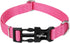 Hyhug Pets Classic Heavy Duty Collar - Solid Color Regular Collar for Large Medium Small Dogs, Candy Pink, Small