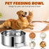 Dog Crate Water and Food Bowl, ShineMe Stainless Steel Hanging 2 Pack for Medium and Small Dogs