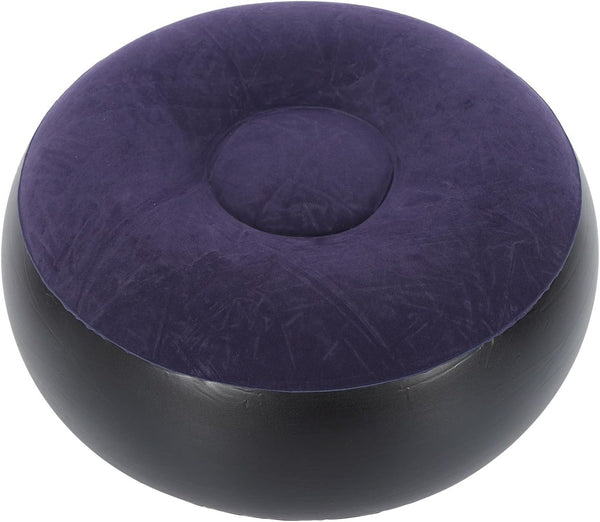 Estink Inflatable Flocking Chair, Portable Outdoor Camping Chair Inflatable Flocking Stool Footrest