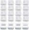 20 Pack Ceramic Cat Water Fountain Replacement Filters - 16 Pet Fountain and 4 Foam Filters for Tritone/Fiumi
