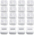20 Pack Ceramic Cat Water Fountain Replacement Filters - 16 Pet Fountain and 4 Foam Filters for Tritone/Fiumi