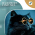 Dog Sunglasses - Retro Pet Glasses Classic Round Metal Eye Wear for Cats and Dogs, Cosplay Party Costume (Gold, Black)