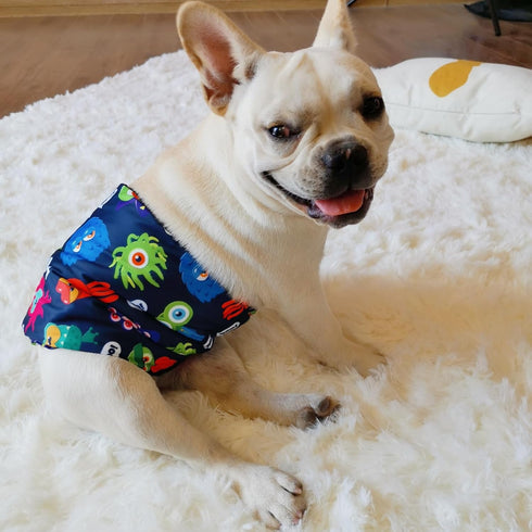 CuteBone Dog Belly Bands for Male Dogs, Washable Doggie Diapers DM07M