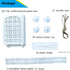 Generic Hammock Hermit Crab Habitat Accessories - Plastic Grid Ladder for Hermit Crab, Hamster, Guinea Pig (White)