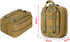 Gonex MOLLE Medical Pouch - EMT First Aid Rip-Away Tactical Utility Pouch for Outdoor Activities (Bag Only)
