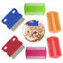 6 Pcs Pet Flea Combs for Dogs and Cats, Hair Removal Massaging Shell Combs in Random Colour
