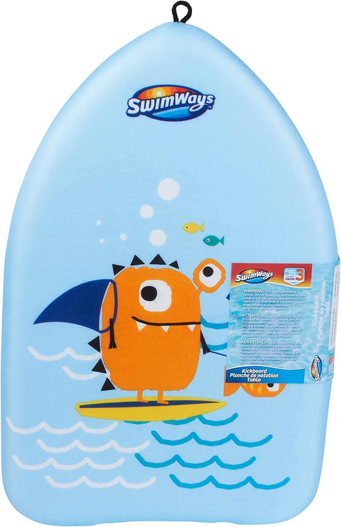 SwimWays Value Pack, Fish Face Guppy Goggles, Soft Swimmies, and Sea Monster Kick Trainer for Learning to Swim