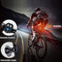 Rechargeable Bike Tail Light with Turn Signals, Bright LED Safety Warning Taillight for Road Mountain Bicycle