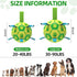 Dog Toys Soccer Ball - Durable Balls with Strap for Medium Small Dogs - Puppy Birthday Gifts and Tug Toy