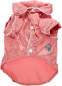Dog Pajamas Bathrobe, Girls Sleepwear Clothes for Small Dogs, Pink Cotton