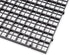 4 4pcs Aquarium Fish Tank Bottom Isolation Pcs, Plastic Egg Crate Grid Divider Tray Egg (L Black)