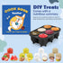 Interactive Dog Toys - Frozen Treat Puzzle Ball Toy, Durable Rubber Chew Toys for Dogs, Mental Enrichment Toys