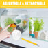 Lurrose Retractable Aquarium Fish Tank Net with Fine Mesh, Telescopic Handle Shrimp Catch Net for Small Fish