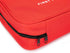 Red First Aid Bag, Empty Travel Rescue Pouch for Compact Survival Medicine, Green