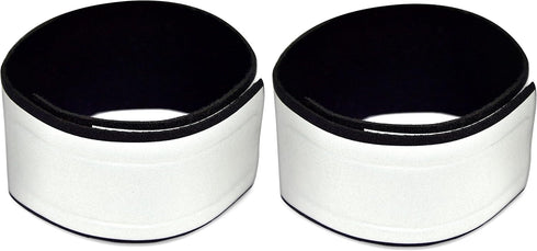 Reflective Ankle Bands - 1,000+ Foot Visibility with Large Reflective Area for Safety During Nighttime