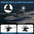 2NM 360 IP67 Boats(12'' Obcursco Boat Stern Lights, LED Anchor Light, Waterproof Bimini Top Lighting, Fold-Down White