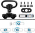 Sling Swivels Mount Set, 1.25 Inch Sling Mount Mloc Attachments for Two Point Traditional Sling