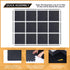 12 Pack, 48 24" 24" 1/2" SQFT - x - Extra Thick Floor Exercise Mat for Home Gym or Floor Padding - High-Density EVA