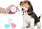Retractable Dog Leash for Small and Medium Dogs up to 22lbs, 9.8ft Strong Nylon Tape, Portable with Wrist Strap