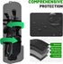 Padded Golf Travel Bags with Wheels, Soft Sided Foldable Covers for Airlines, 900D Heavy Duty Oxford Protection