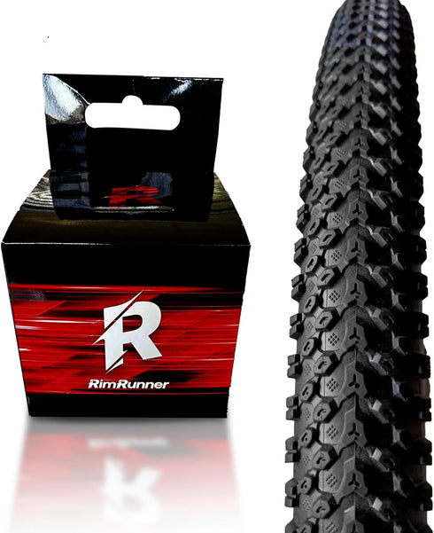 Mountain Bike Tire - Black, Single 26'' High-Performance Rubber Tire for Bicycle