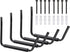 LUGO Heavy Duty Steel Storage Hooks - Wall Mounted Rack for Hanging Canoes, Kayaks, Surfboards, and Bikes