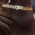 Gold Dog Chain Collar, Heavy Duty Cuban Link Chain with Secure Buckle for Small Medium Large Dogs (12" Gold)