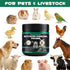 NIFEISHI 120g Activated Charcoal for Dogs & Cats Powder for Digestive Health & Normal Stool Single Ingredient, Non-GMO