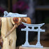 Tsynapter Torii Gate Aquarium Decor Japanese Stone Statue Ornament for Fish Tank, Garden Decoration, Landscape
