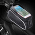 Universal Bike Phone Holder - Black Handlebar Mount, Compatible with iPhone 15/14/13/12/11/10, Samsung Galaxy S8 Plus