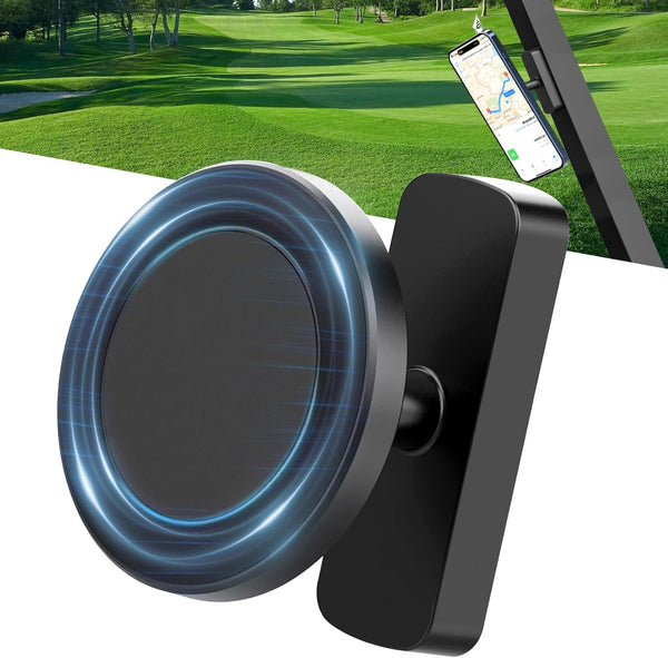 GGV Golf Cart Phone Holder Magnetic Phone Mount Compatible with MagSafe Ultra Strength